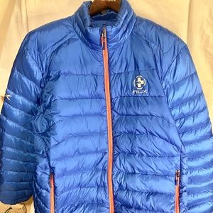 Men’s Polo Ralph Lauren Blue Nylon Puff Jacket